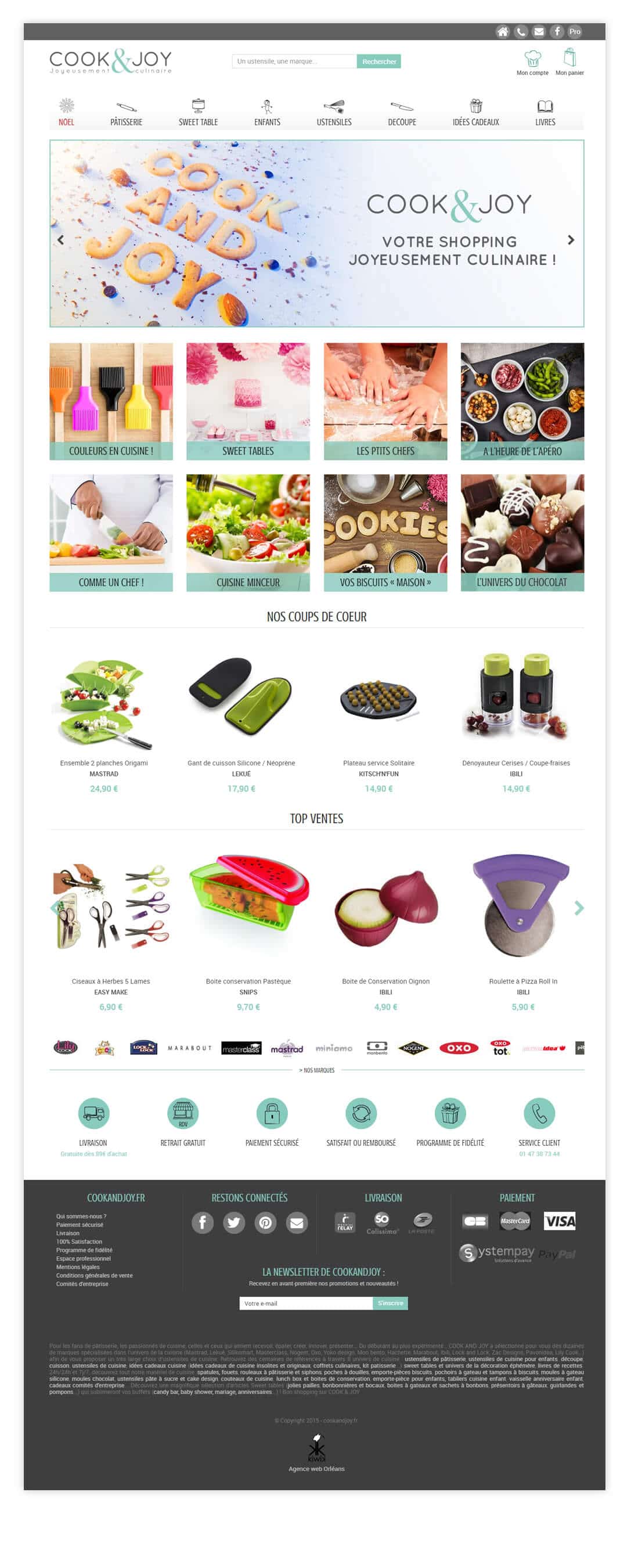 site e-commerce PrestaShop Cook & Joy