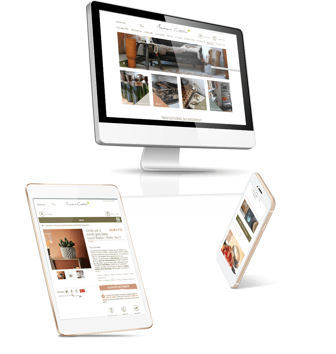 Boutique e-commerce PrestaShop décoration Maison Citron