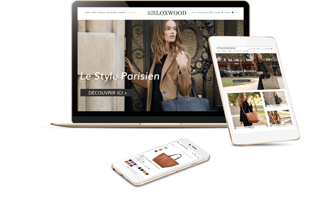 site e-commerce PrestaShop mode luxe Loxwood