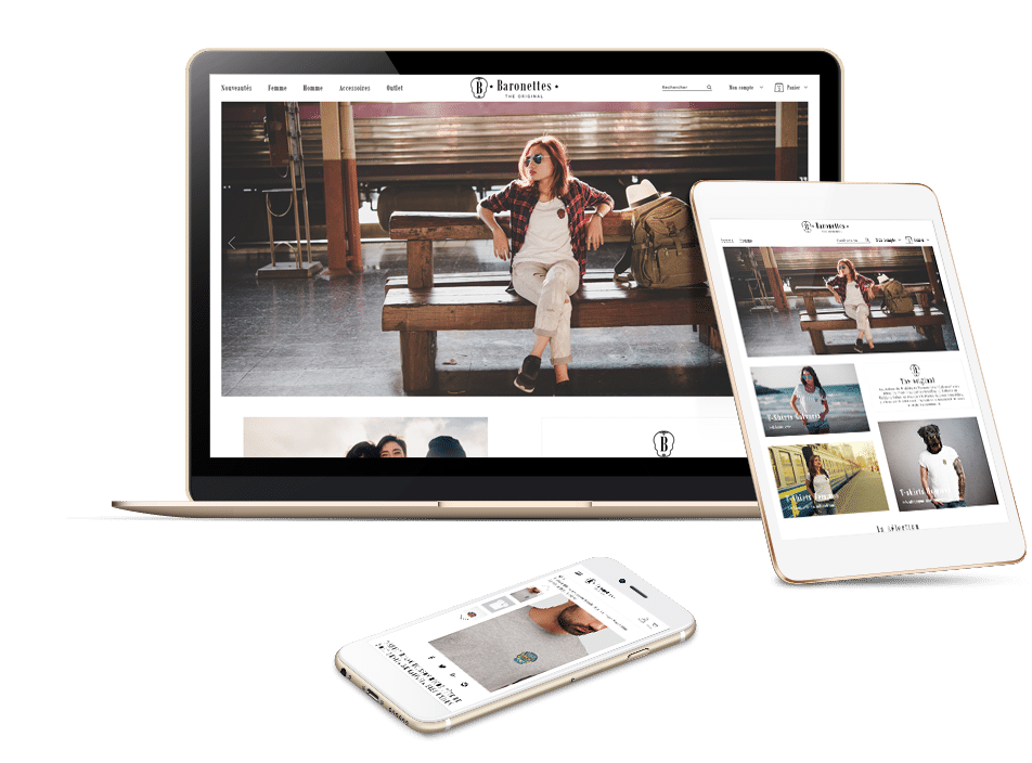 Référence e-commerce PrestaShop 1.7 Baronettes