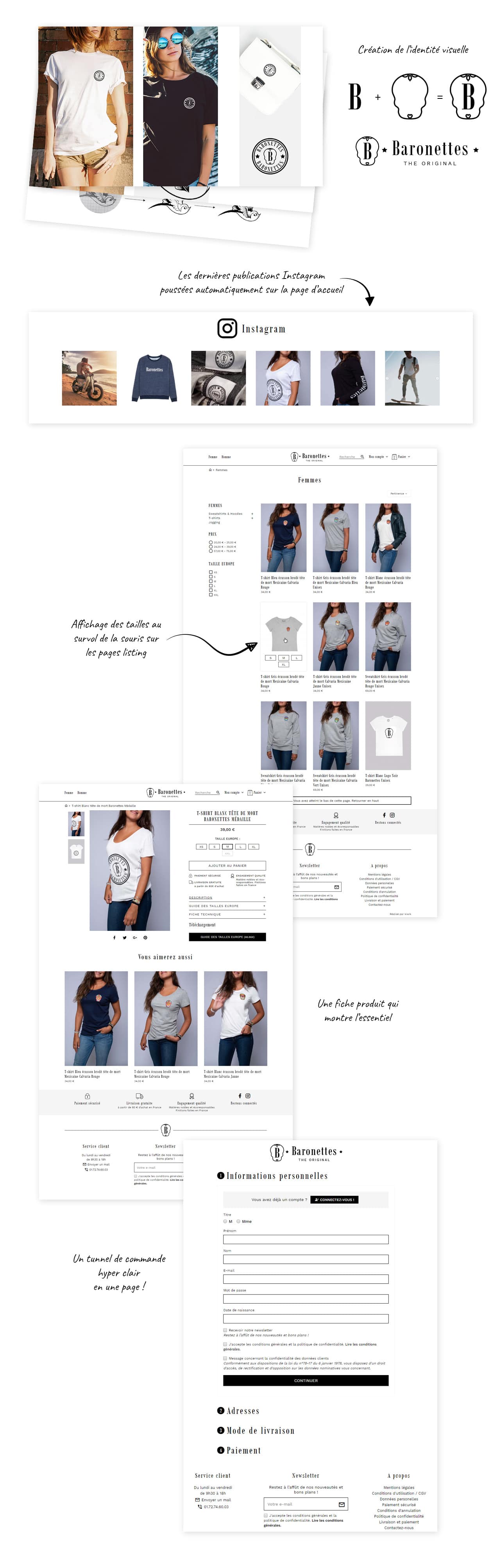 Référence e-commerce PrestaShop 1.7 Baronettes